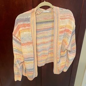 rainbow cardigan - never been worn!